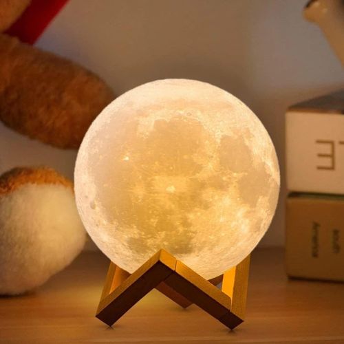 Realistic Moon Lamp Relaxing Night Light